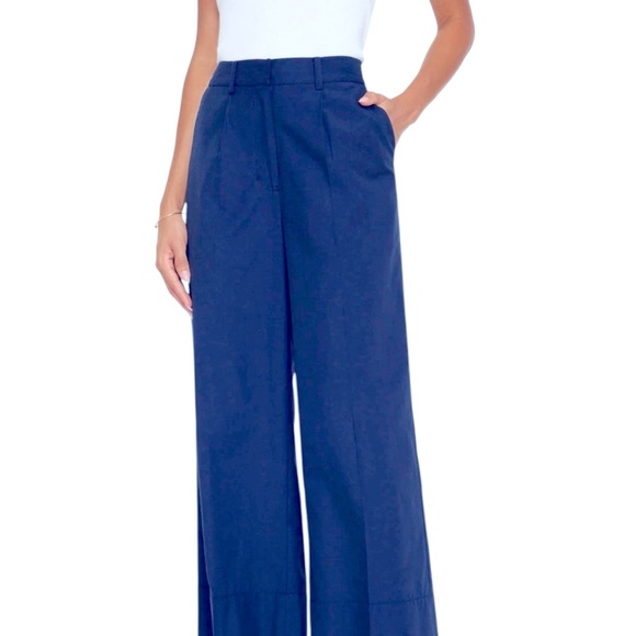 Tibi Pleated Cropped Dress Pants - Picture 1 of 8